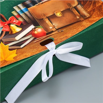 Коробка подарочная складная, упаковка, «Любимому учителю», 16.5 х 12.5 х 5 см