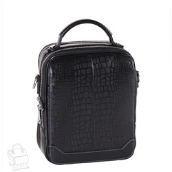 Сумка мужская кожаная 3081H black Heanbag