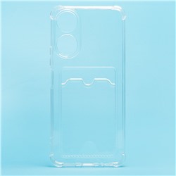 Чехол-накладка - SC276 с картхолдером для "Honor X5 Plus" (transparent) (233928)