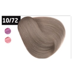OLLIN SILK TOUCH 10/72 светлый блондин коричнево-фиолетовый 60мл Безаммиачный стойкий краситель для