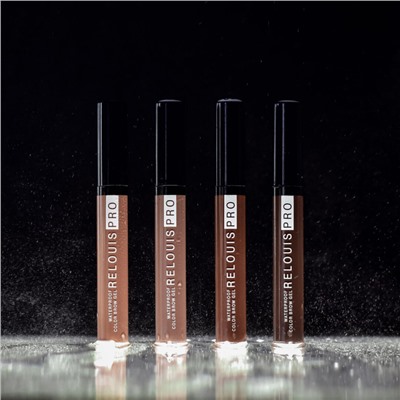 Гель для бровей водостойкий оттеночный PRO Waterproof Color Brow Gel тон 04 Dark brown