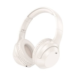 Bluetooth-наушники полноразмерные Borofone BO26 Delightful (milky white)