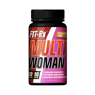 Витаминно-минеральный комплекс "Multi Woman", таблетки FIT-Rx, 90 шт