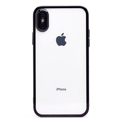 Чехол-накладка - PC073 с закрытой камерой для "Apple iPhone X/iPhone XS" (black) (213862)