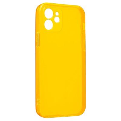 Чехол-накладка - SC344 для "Apple iPhone 12" (transparent/orange) (232057)