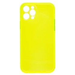 Чехол-накладка - SC344 для "Apple iPhone 12 Pro" (transparent/yellow) (232051)