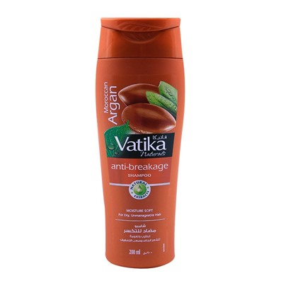 Dabur Vatika Moroccan Argan Shampoo 200ml / Шампунь Против Ломкости для Волос Марокканская Аргана 200мл