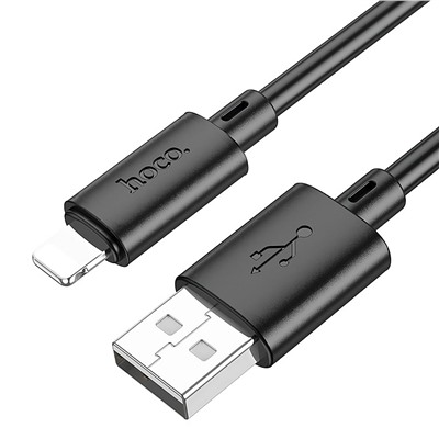 Кабель USB - Apple lightning Hoco X88 (повр.уп.)  100см 2,4A  (black)