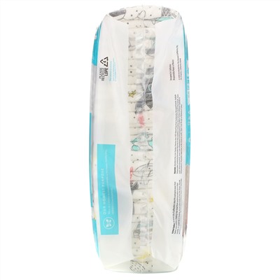 The Honest Company, Honest Diapers, Super-Soft Liner, Newborn, Space Travel, Up to 10 Pounds, 32 Diapers