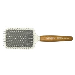 Расческа для волос антистатическая Wooden Paddle Brush Masil, Корея, 160 г