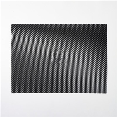 Коврик придверный «ЗИГ-ЗАГ», 50×70 см, цвет чёрный