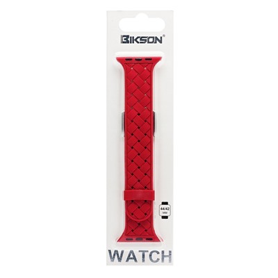 Ремешок - ApW24 Apple Watch 42/44/45мм силикон (red)