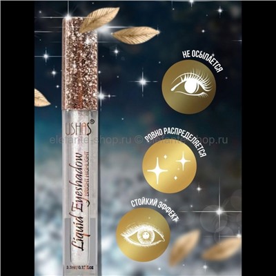 Глиттер Ushas Liquid Eyeshadow Bright Highlight 3.3ml (106)