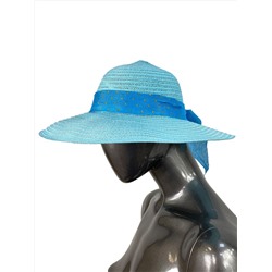 Летняя женская шляпа, цвет голубой