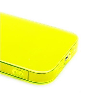 Чехол-накладка - SC344 для "Apple iPhone 14 Pro" (transparent/yellow) (232021)