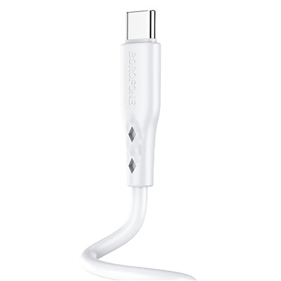 Кабель USB - Type-C Borofone BX48 (повр. уп)  100см 3A  (white)