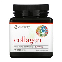 Youtheory, Collagen, 6,000 mg, 160 Tablets
