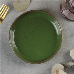 Блюдо фарфоровое Punto verde, d=13,5 см