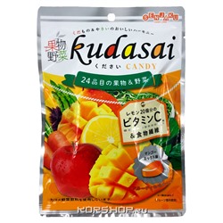 Фруктово-овощная карамель с витамином С Kudasai Senjaku, Япония, 70 г Акция