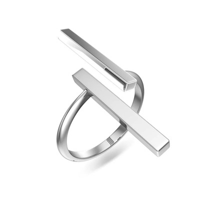 Кольцо из серебра без вставки, ЗК1101282
