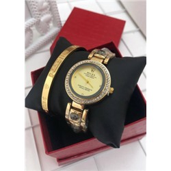 Подарочный набор для женщин часы, браслет + коробка #21177587