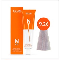 OLLIN "N-JOY" 9/26 – блондин фиолетово-красный, перманентная крем-краска для волос 100мл