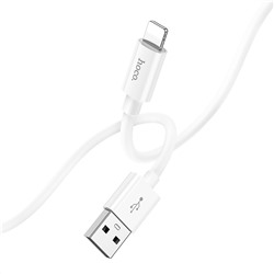 Кабель USB - Apple lightning Hoco X87 Magic  100см 2,4A  (white)