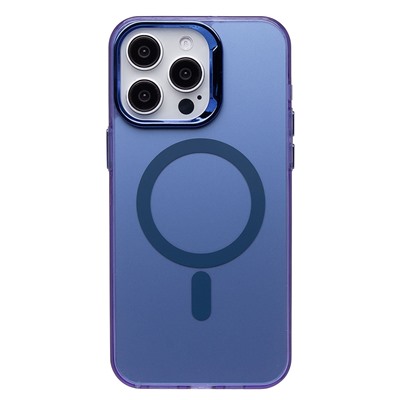 Чехол-накладка - SM025 SafeMag для "Apple iPhone 15 Pro Max" (blue) (232078)