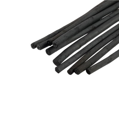 Уголь натуральный для рисования набор 10 штук, диаметр 4-6 мм, длина 160 мм, ЗХК "Сонет", 4541013