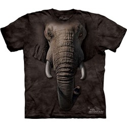 3д футболка морда слона