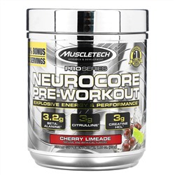 Muscletech, Neurocore, профессиональная линия, предтренировочный комплекс, вишневый лимонад, 204 г (7,19 унции)