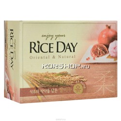 Туалетное мыло с экстрактом пиона и граната Rice Day CJ Lion, Корея, 100 г Акция