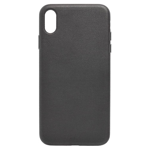 Чехол-накладка LC005 натуральная кожа для "Apple iPhone XS Max" (gray) Цвет серый