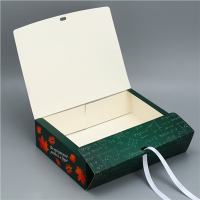 Коробка подарочная, упаковка, «Классному учителю», 31 х 24.5 х 8 см