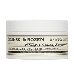 Увлажняющий крем для вьющихся волос Zielinski & Rozen Vetiver & Lemon, Bergamot