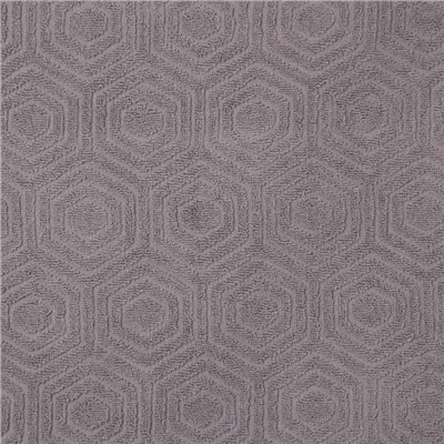 Полотенце махровое «Ромб», цвет серый, 50х80 см, хлопок, 450г/м