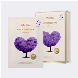 JMsolution Маска-салфетка с алантоином Фиолетовая Purelyn Intense Mask Purple