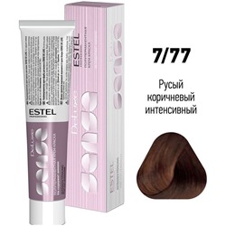 Крем-краска для волос 7/77 Русый коричневый интенсивный DeLuxe Sense ESTEL 60 мл