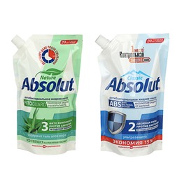 Мыло жидкое Absolut ABS ультразащита/алоэ, 440г