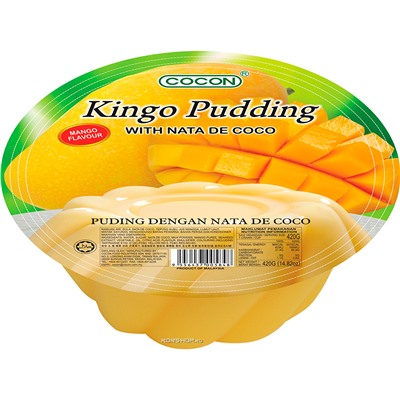 Фруктовый пудинг со вкусом манго Kingo Cocon, Малайзия, 420 г Акция