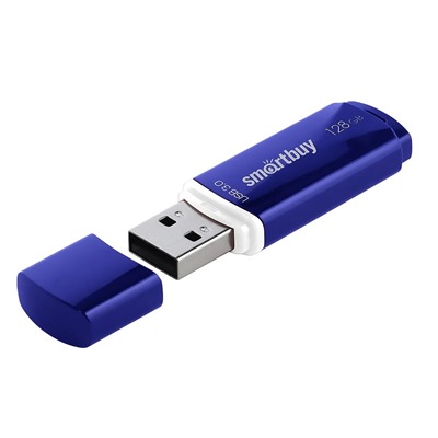 Флэш накопитель USB 128 Гб Smart Buy Crown 3.0 (blue)
