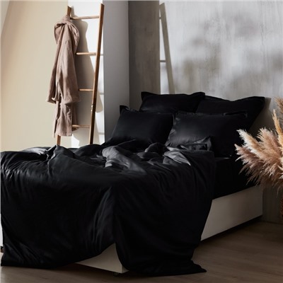 Пододеяльник SL Home Tencel 150*220 см , цв. чёрный