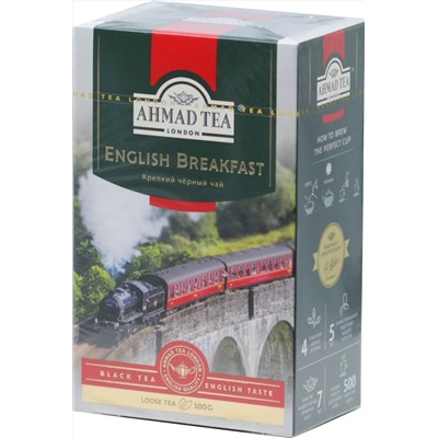 AHMAD TEA. Classic Taste. English Breakfast 100 гр. карт.пачка