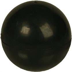 408036 Зооник Игрушка "Мяч" ц/р черный 6,5см