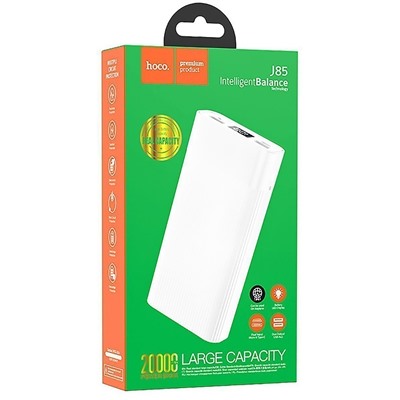 Внешний аккумулятор Hoco J85 (повр. уп.) 20000mAh Micro/Type-C/USB*2 (white)