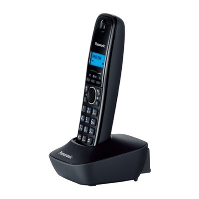 Радиотелефон DECT Panasonic KX-TG1611RUH, Caller ID, AOH, телефонная книга, черный