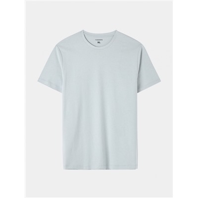 Однотонная футболка Цементно-серый