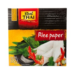Бумага рисовая, 16 см Real Thai, 100 г