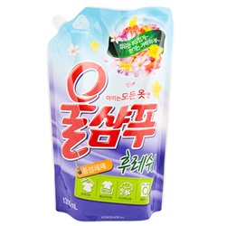 Средство жидкое для стирки Wool Shampoo СВЕЖЕСТЬ Kerasys, Корея, 1300мл Акция