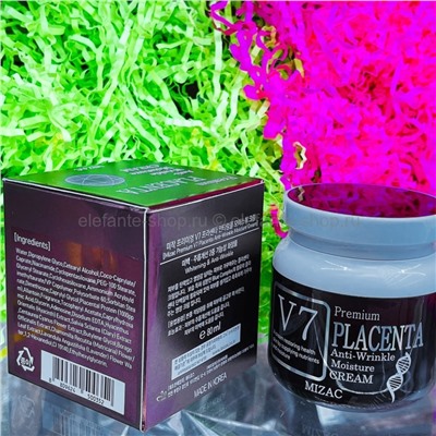 Омолаживающий крем с плацентой Mizac Premium V7 Placenta Anti-Wrinkle Moisture Cream 80ml (125)